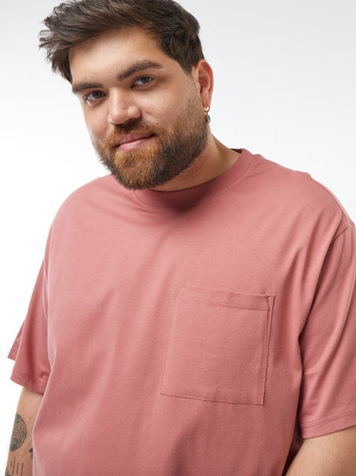 Comfort-fit katoenen T-shirt - Kiabi