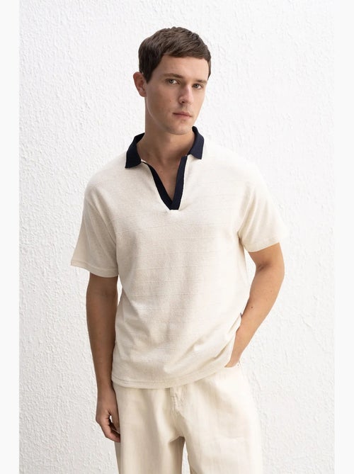 Comfort fit poloshirt giesto - Kiabi Comfort fit poloshirt giesto - Kiabi