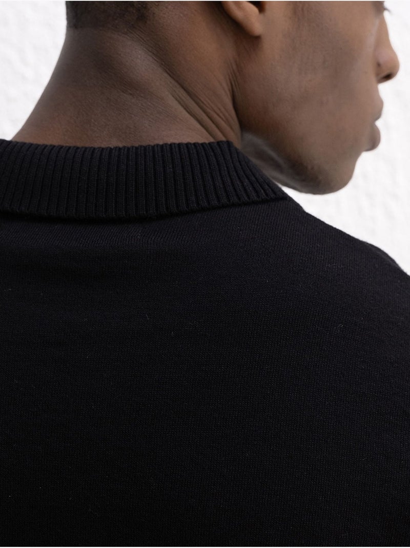 Comfort fit poloshirt giesto Zwart - Kiabi