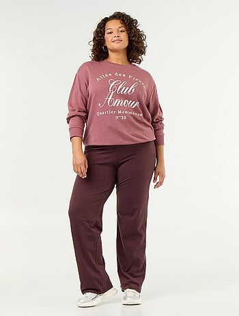 Comfortabele broek van dunne stof