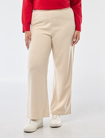 Comfortabele broek van ribstof