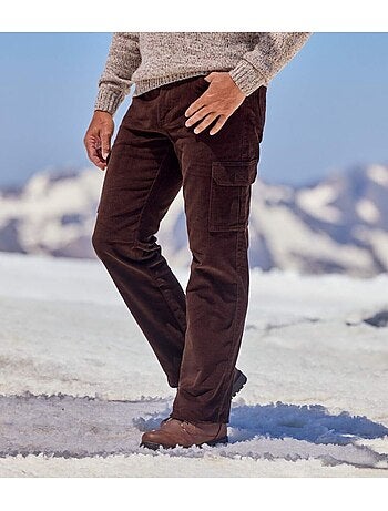Comfortabele fluwelen stretchbroek - atlas for men