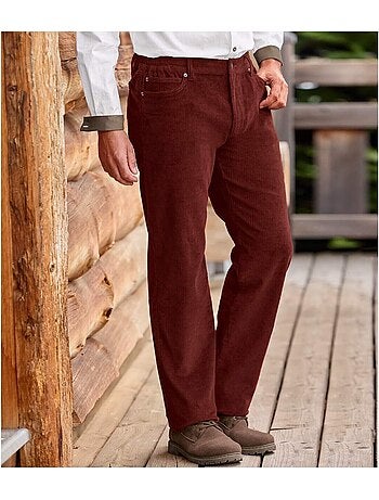Cargobroek van ribfluweel - atlas for men