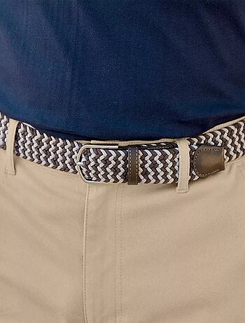 Comfortabele gevlochten stretchriem - atlas for men