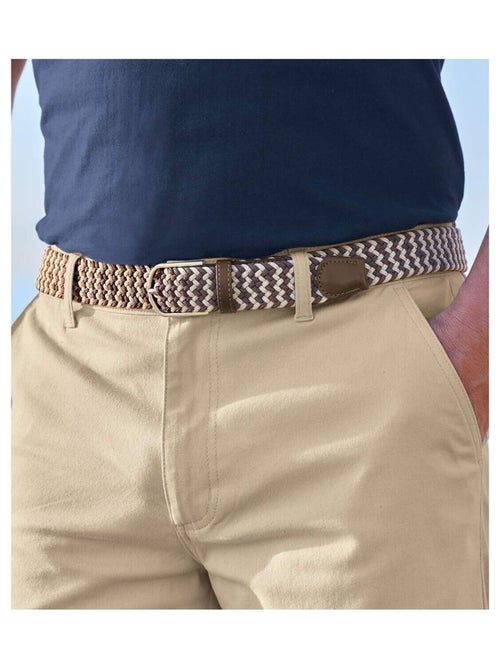 Comfortabele gevlochten stretchriem - atlas for men - Kiabi Comfortabele gevlochten stretchriem - atlas for men - Kiabi