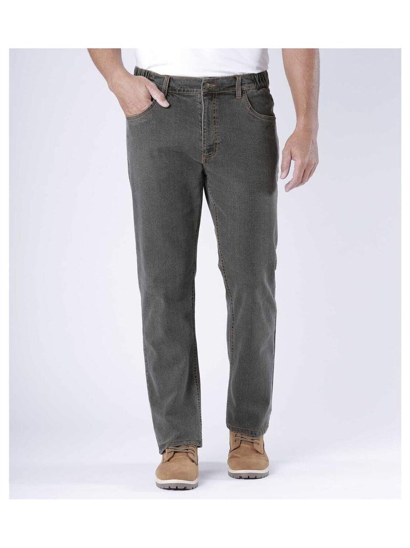 Comfortabele jeans met stretch - ATLAS FOR MEN Grijs - Kiabi