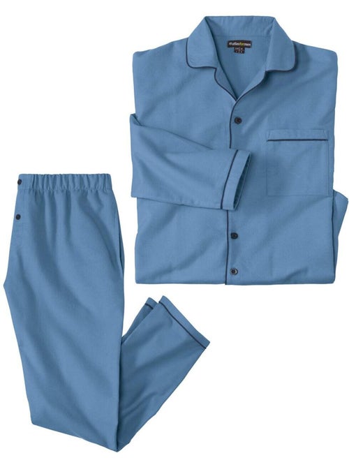Comfortabele pyjama van flanel - ATLAS FOR MEN - Kiabi