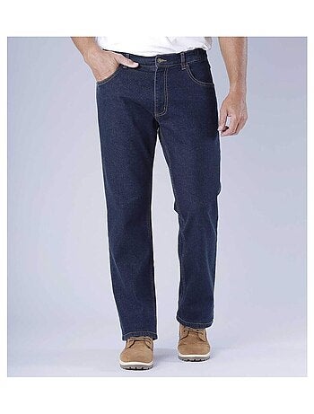 Grijze jeans met elastische zijkanten - ATLAS FOR MEN