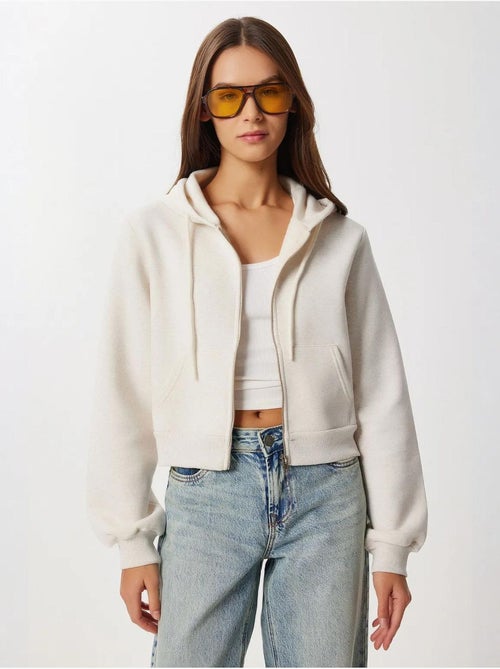 Comfortabele sweatshirt met capuchon en ritssluiting istanbul - Kiabi