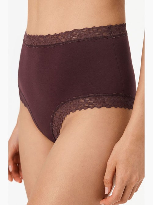 Comfy katoen hoge taille slip penti - Kiabi Comfy katoen hoge taille slip penti - Kiabi
