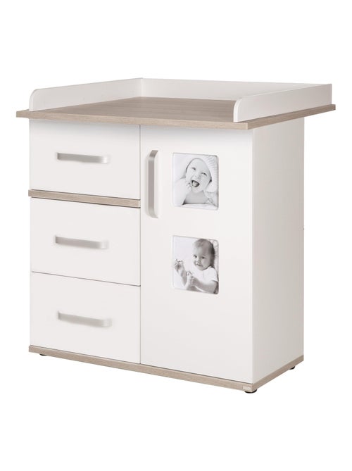 Commode à langer avec 2 cadres photo 'Moritz' ROBA - Kiabi