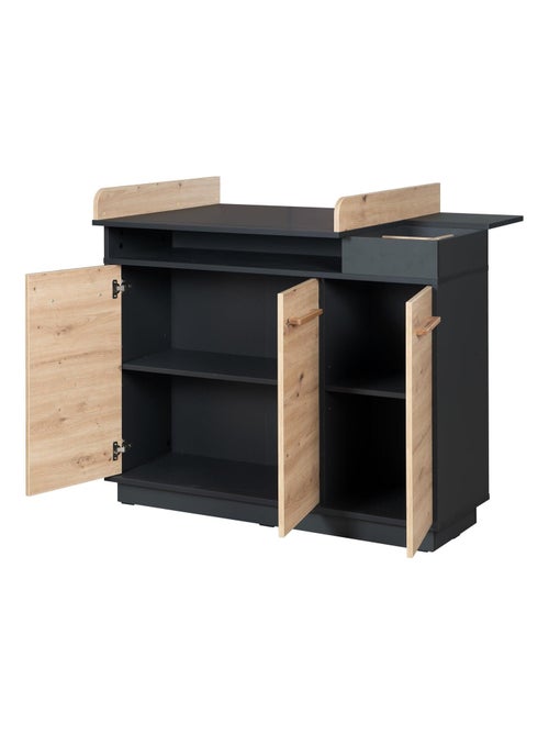 Commode à langer évolutive 3 portes et 5 niches 'Lenn' ROBA - Kiabi