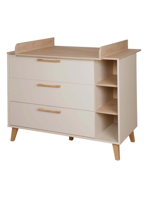 Commode à langer évolutive 3 tiroirs 3 niches 'Jil' ROBA - Kiabi