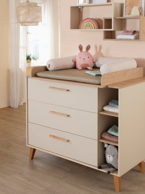 Commode à langer évolutive 3 tiroirs 3 niches 'Jil' ROBA - Kiabi