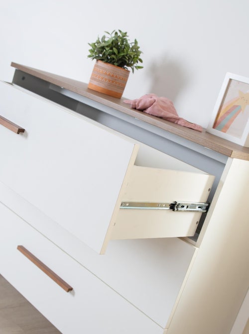 Commode à langer évolutive 3 tiroirs en bois - ROBA 'Ole' - Kiabi