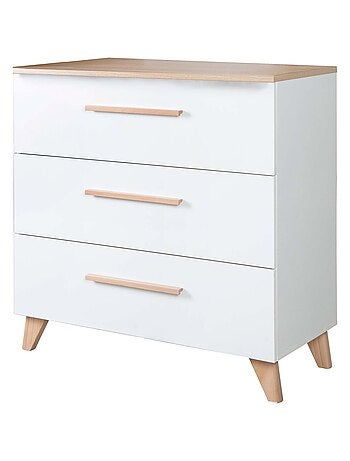 Commode à langer évolutive 3 tiroirs 'leon' roba