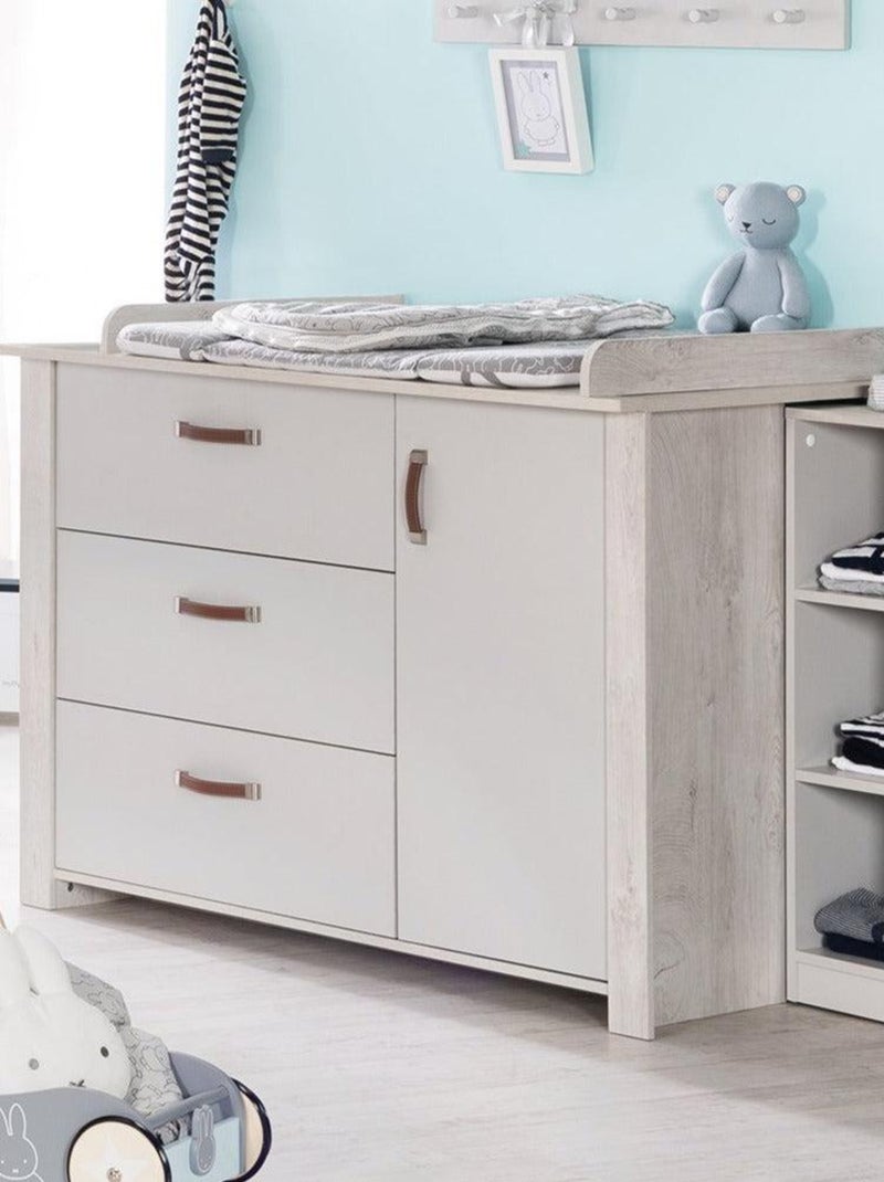 Commode à langer évolutive 'Mila' ROBA Gris clair - Kiabi