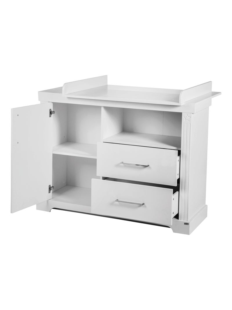 Commode à langer rustique évolutive 'Maxi' ROBA Blanc - Kiabi