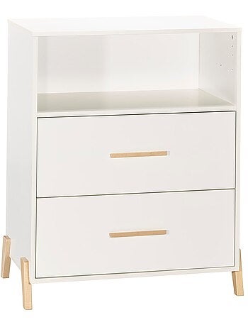 Commode à langer sur pieds en bois - babyprice