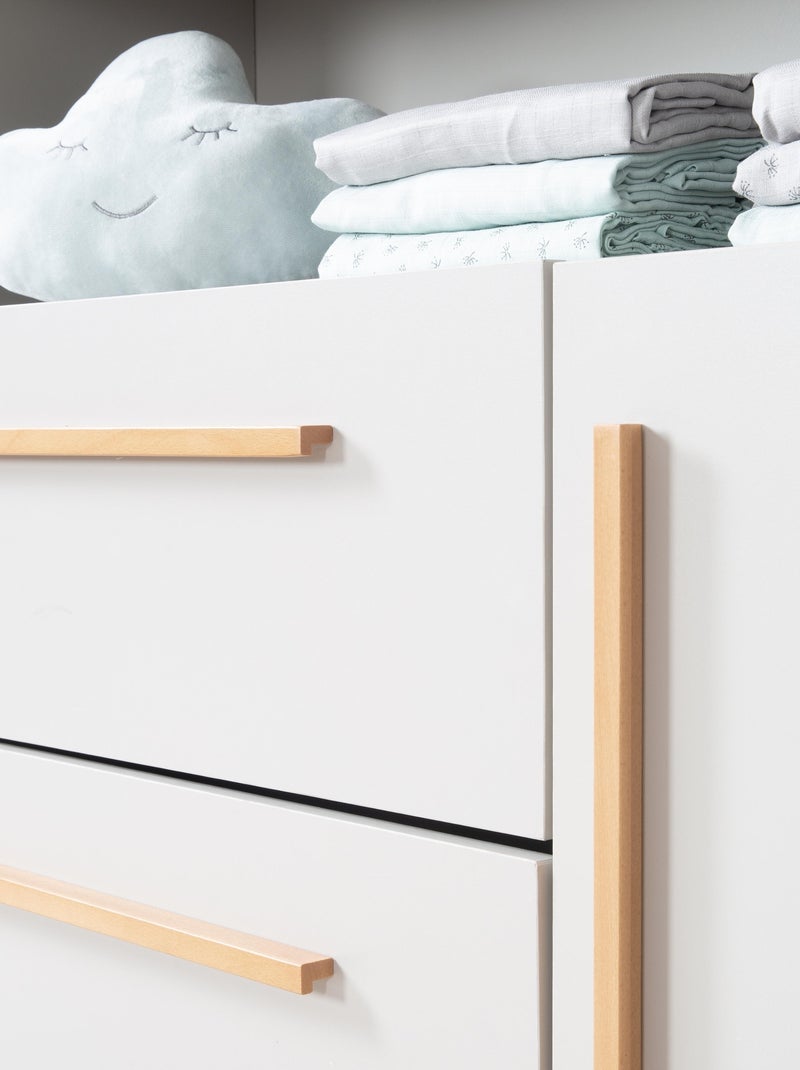 Commode évolutive avec plan à langer amovible 'Lea' ROBA Gris - Kiabi