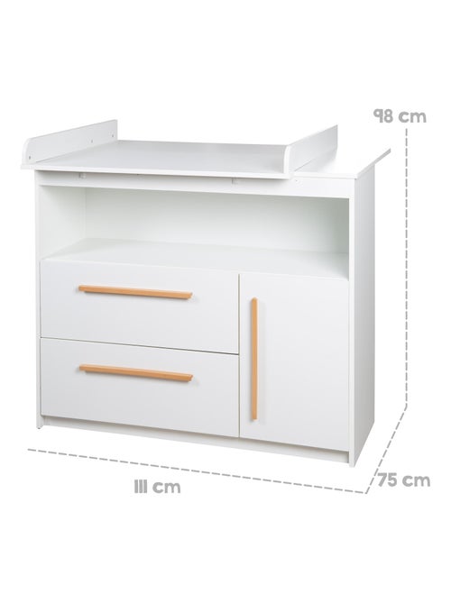 Commode évolutive avec plan à langer amovible 'Lilo' ROBA - Kiabi