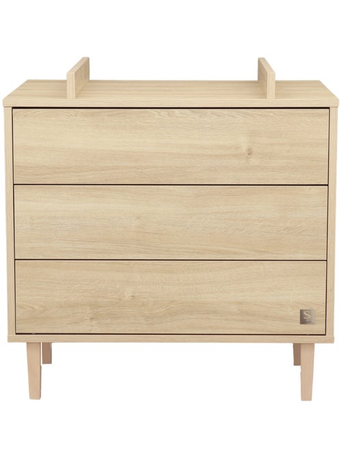 Commode met 3 laden en houten poten - Kiabi Commode met 3 laden en houten poten - Kiabi