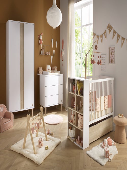 Commode met 3 laden en houten poten - Kiabi Commode met 3 laden en houten poten - Kiabi