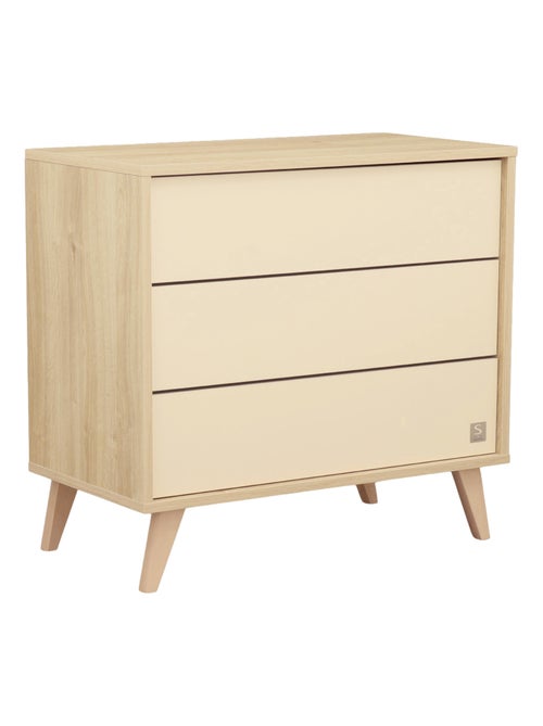 Commode met 3 laden op schuine houten poten - Kiabi Commode met 3 laden op schuine houten poten - Kiabi