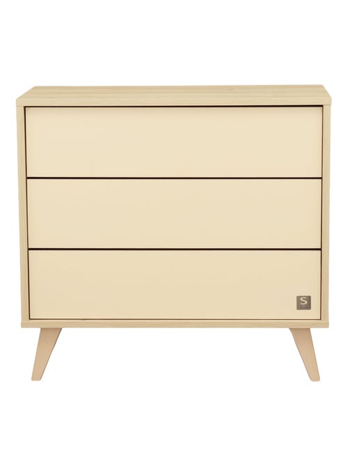 Commode met 3 laden op schuine houten poten - Kiabi Commode met 3 laden op schuine houten poten - Kiabi