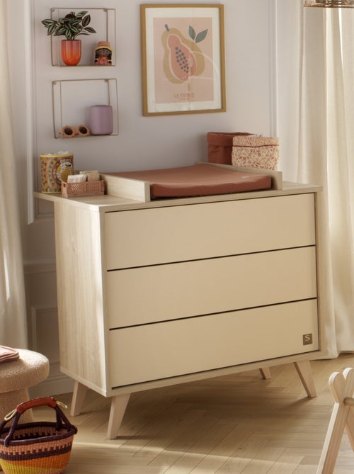 Commode met 3 laden op schuine houten poten - Kiabi Commode met 3 laden op schuine houten poten - Kiabi