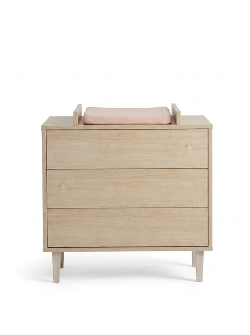 Commode met 3 lades op poten - afwerking in asbeukenhout - Kiabi Commode met 3 lades op poten - afwerking in asbeukenhout - Kiabi