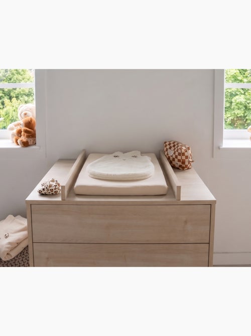 Commode met 3 lades op poten - afwerking in asbeukenhout - Kiabi Commode met 3 lades op poten - afwerking in asbeukenhout - Kiabi