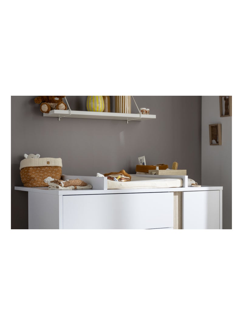 Commode voor commode met 3 laden Beige - Kiabi