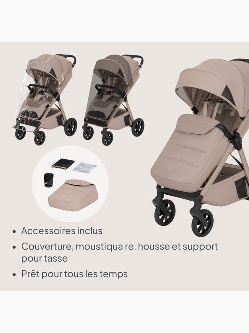 Compacte buggy lionelo bett- lichtgewicht & inklapbaar - lichtgewicht & inklapbaar - tot 22 kg - Kiabi