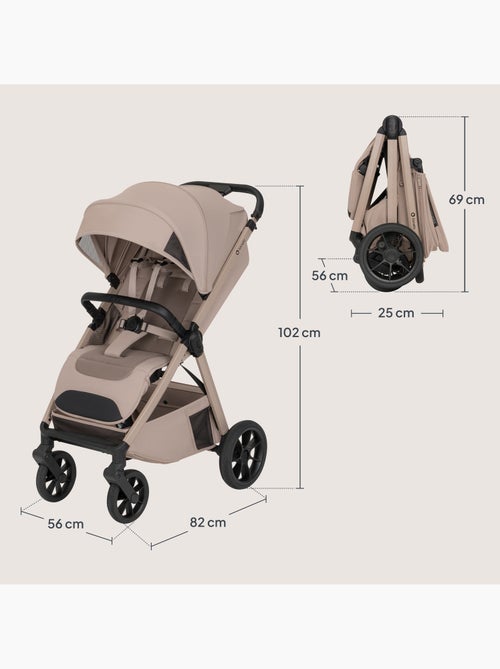 Compacte buggy lionelo bett- lichtgewicht & inklapbaar - lichtgewicht & inklapbaar - tot 22 kg - Kiabi