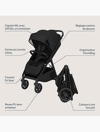 Compacte buggy lionelo bett- lichtgewicht & inklapbaar - lichtgewicht & inklapbaar - tot 22 kg