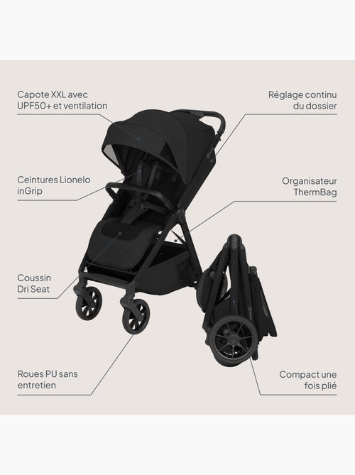 Compacte buggy lionelo bett- lichtgewicht & inklapbaar - lichtgewicht & inklapbaar - tot 22 kg - Kiabi Compacte buggy lionelo bett- lichtgewicht & inklapbaar - lichtgewicht & inklapbaar - tot 22 kg - Kiabi