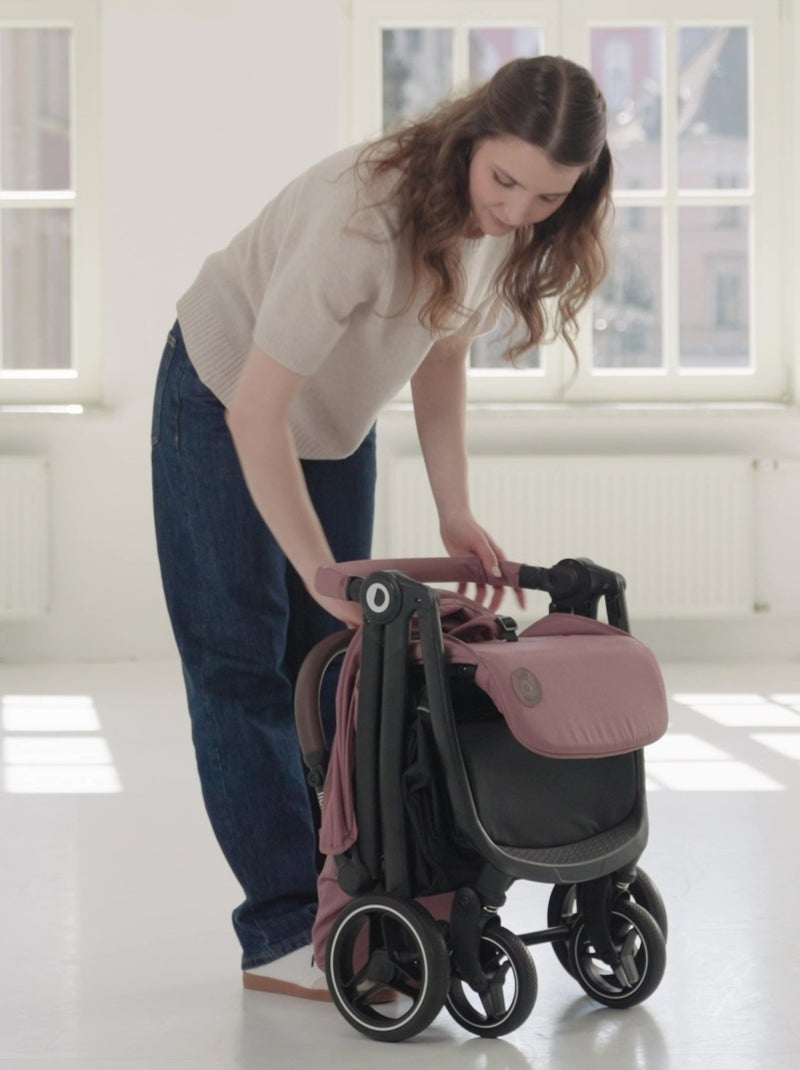 Compacte kinderwagen LIONELO Ingrid – Vering – Tot 22 kg – Lichtgewicht en opvouwbaar Roze - Kiabi