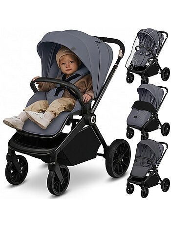 Compacte LIONELO Mika Plus buggy – Tot 22 kg – Lichtgewicht & opvouwbaar – Accessoires