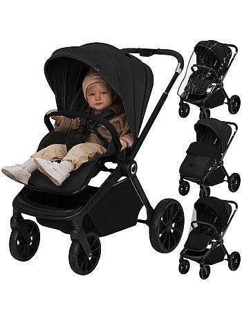 Compacte LIONELO Mika Plus buggy – Tot 22 kg – Lichtgewicht & opvouwbaar – Accessoires