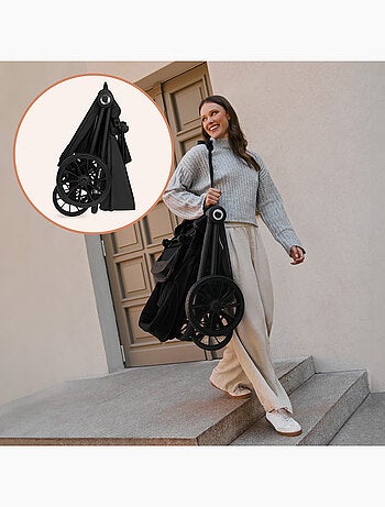 Compacte LIONELO Mika Plus buggy – Tot 22 kg – Lichtgewicht & opvouwbaar – Accessoires