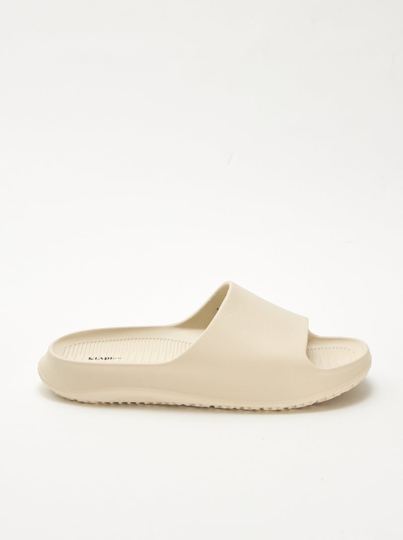 Compensatiezwembadslippers Wit - Kiabi