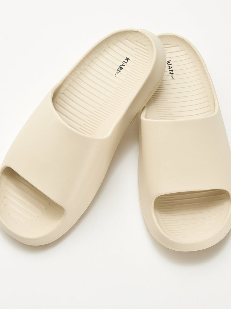 Compensatiezwembadslippers Wit - Kiabi