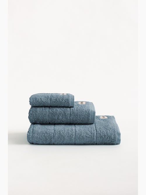 Complete badhanddoekenset 100% katoen, badstof 600 g/m², met ophanglus - Gamusi - Kiabi Complete badhanddoekenset 100% katoen, badstof 600 g/m², met ophanglus - Gamusi - Kiabi