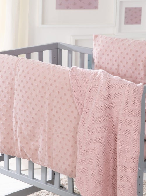 Complete beddengoedset voor babybed van biologisch katoen 'Lil planet' ROBA - Kiabi