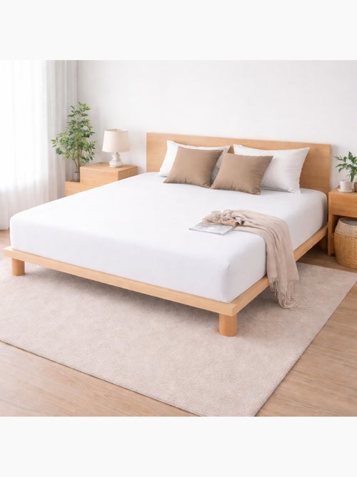 Complete dekbedovertrekset – 2 kussenslopen 63x63 cm + hoeslaken - Kiabi Complete dekbedovertrekset – 2 kussenslopen 63x63 cm + hoeslaken - Kiabi