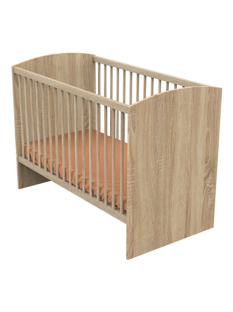 Complete kinderkamer: bed 120x60 en luiertafel Beige - Kiabi