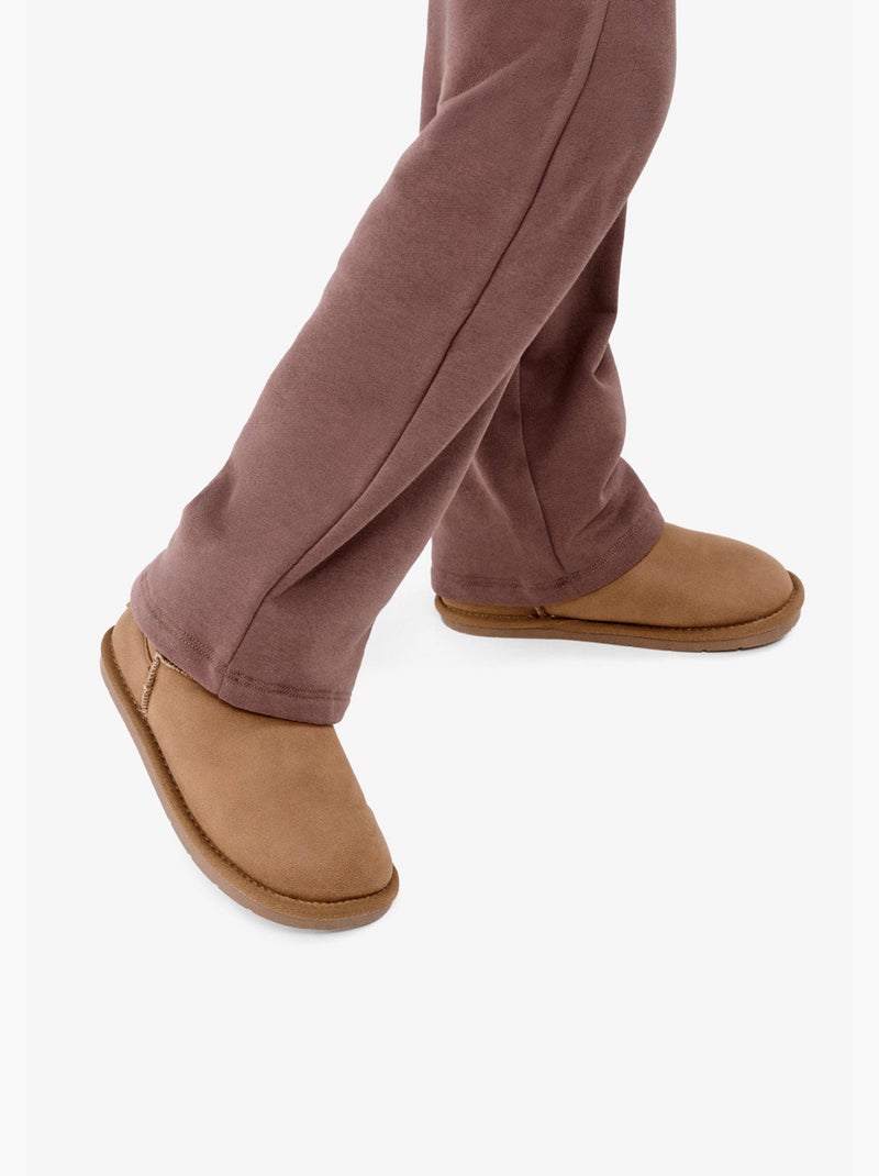 Conguitos enkellaarsjes barefoot Lichtbruin - Kiabi