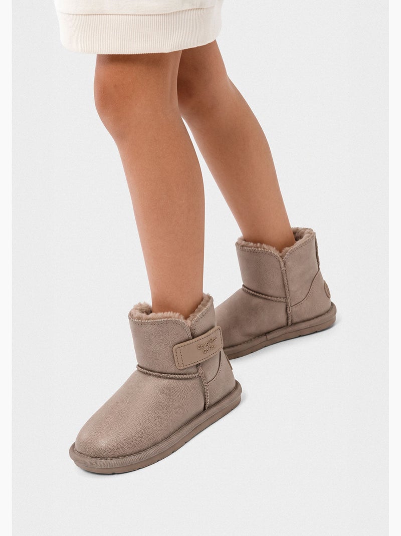 Conguitos enkellaarsjes barefoot Lichtbruin - Kiabi
