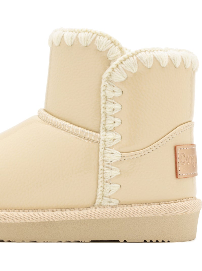 Conguitos enkellaarsjes brillos pelo Beige - Kiabi
